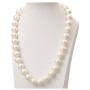 Colier  elegant AS45PP cu perle din sticla Crem 47 cm